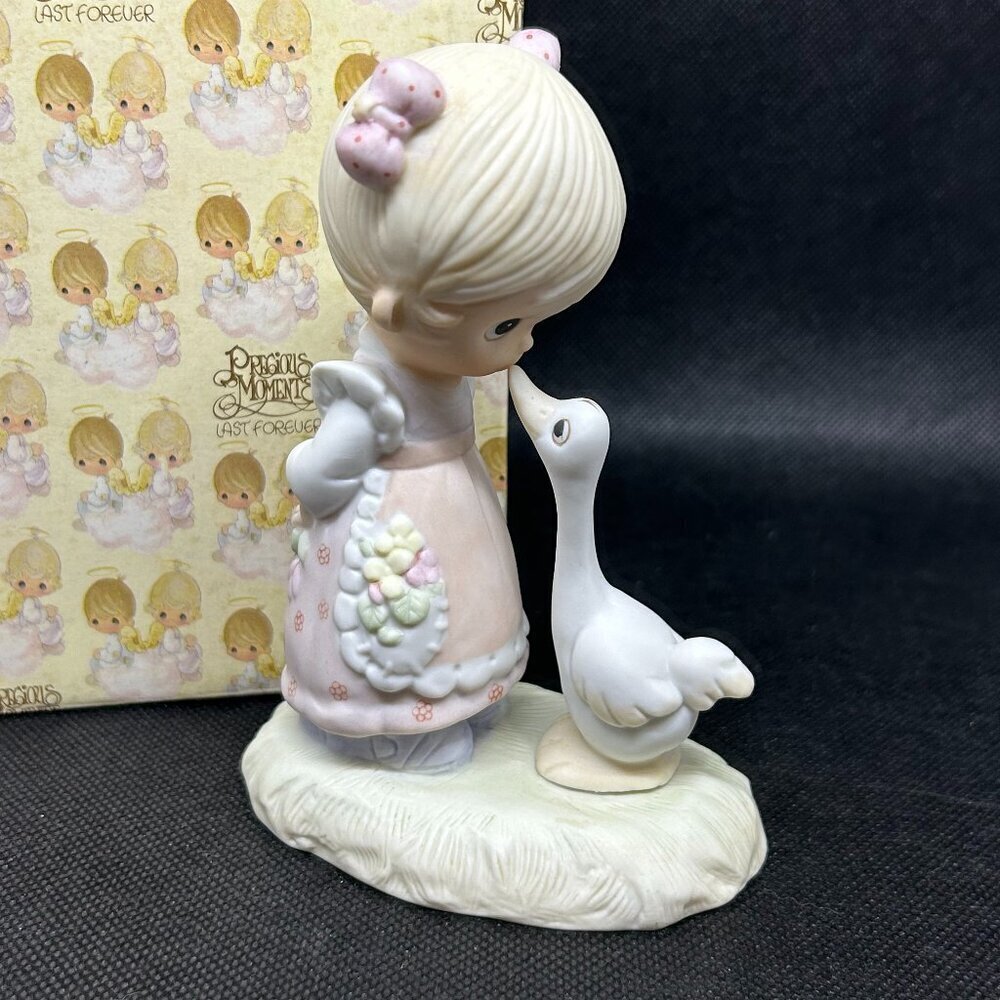 Original 21 Precious Moments "Make a Joyful noise" figurine w/early mark